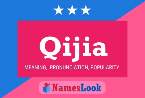 Qijia Name Poster