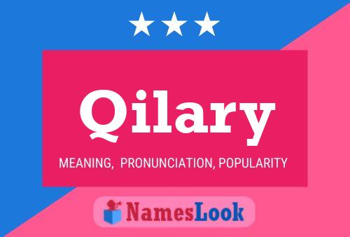 Qilary Name Poster