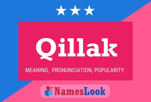 Qillak Name Poster