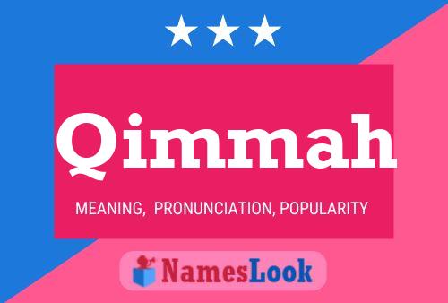 Qimmah Name Poster