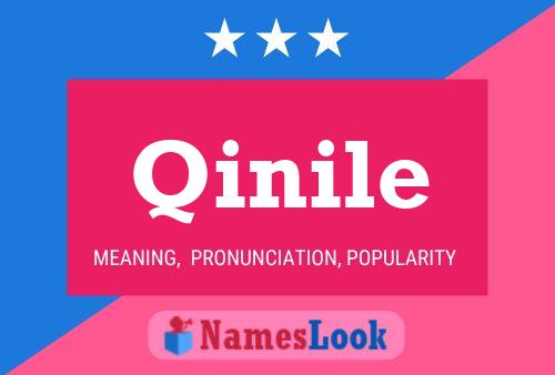 Qinile Name Poster