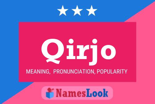 Qirjo Name Poster