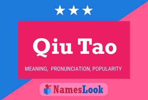 Qiu Tao Name Poster