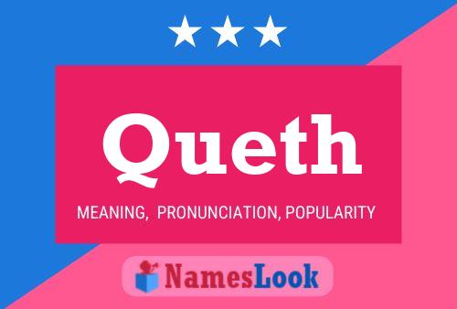 Queth Name Poster