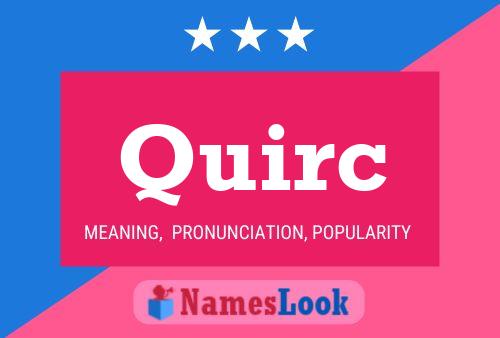 Quirc Name Poster