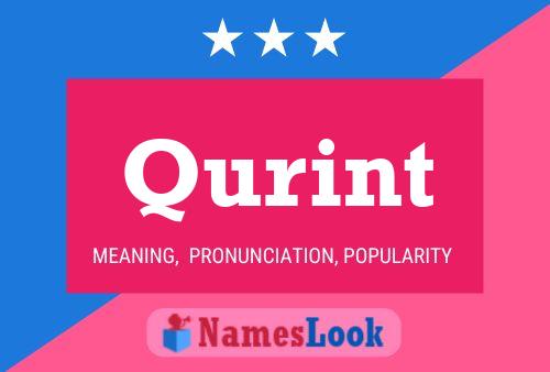 Qurint Name Poster