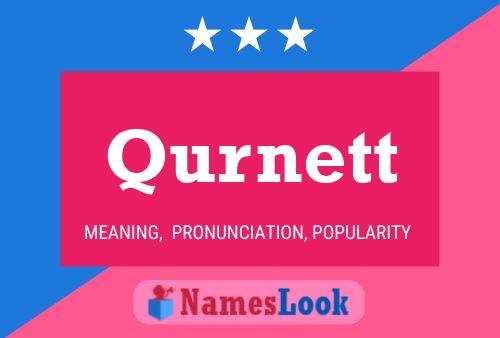 Qurnett Name Poster