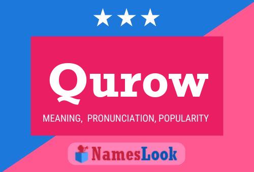 Qurow Name Poster