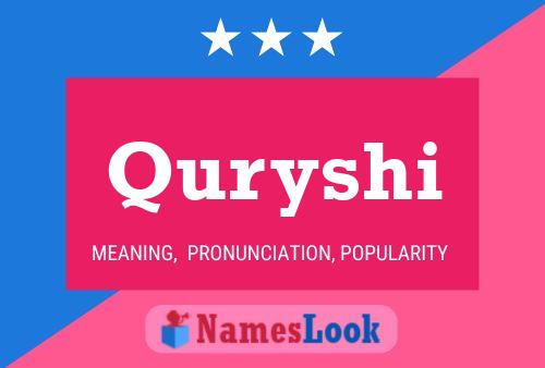 Quryshi Name Poster