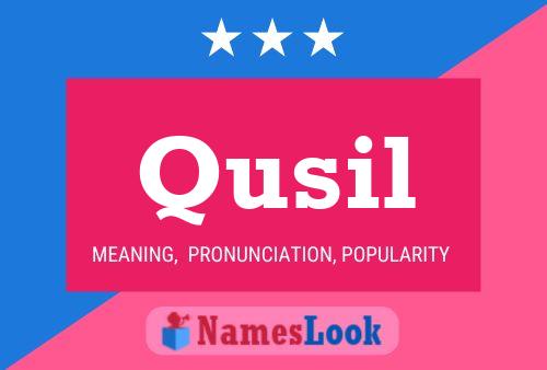 Qusil Name Poster