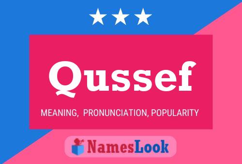 Qussef Name Poster