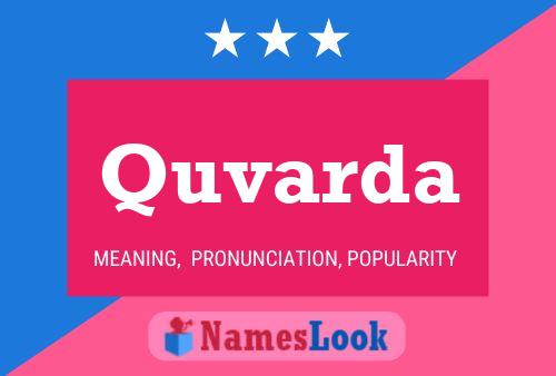 Quvarda Name Poster