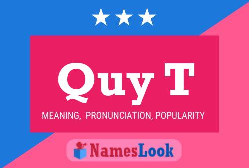 Quy T Name Poster