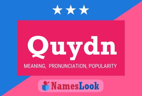 Quydn Name Poster