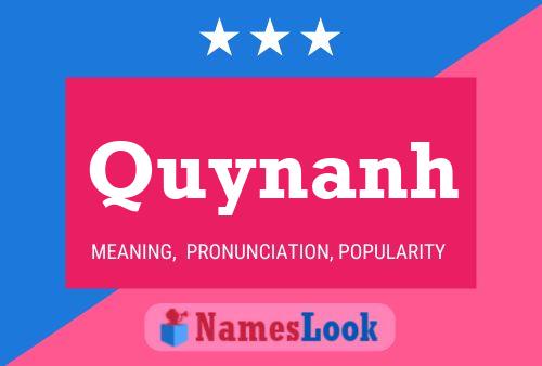 Quynanh Name Poster