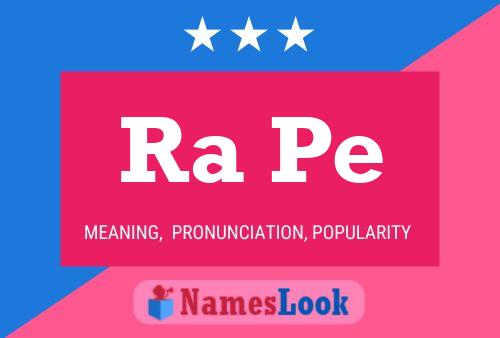 Ra Pe Name Poster