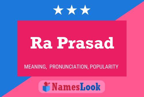 Ra Prasad Name Poster