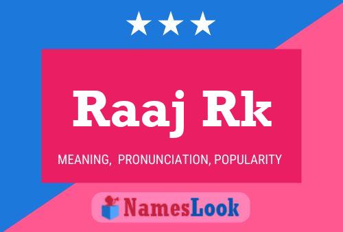 Raaj Rk Name Poster