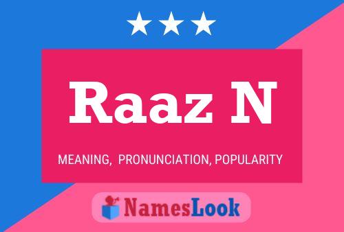 Raaz N Name Poster