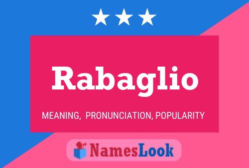 Rabaglio Name Poster