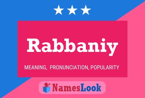 Rabbaniy Name Poster