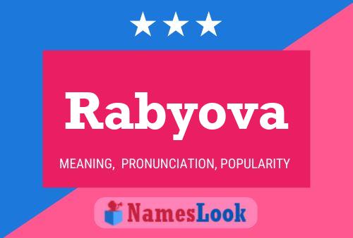 Rabyova Name Poster