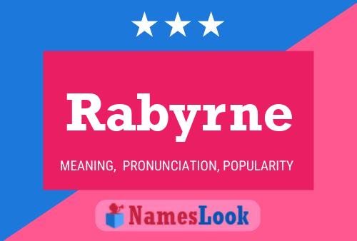 Rabyrne Name Poster