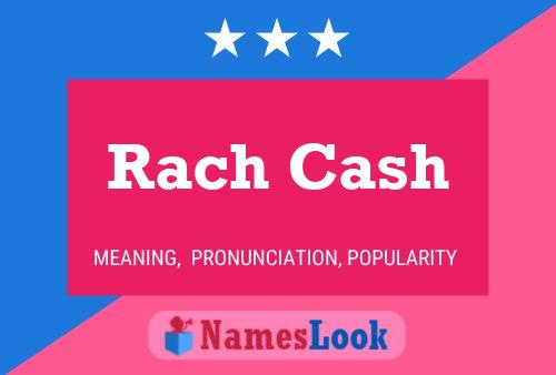 Rach Cash Name Poster