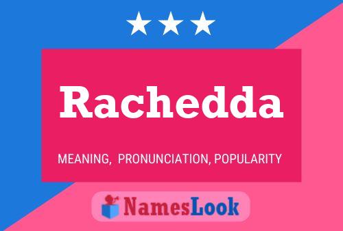 Rachedda Name Poster