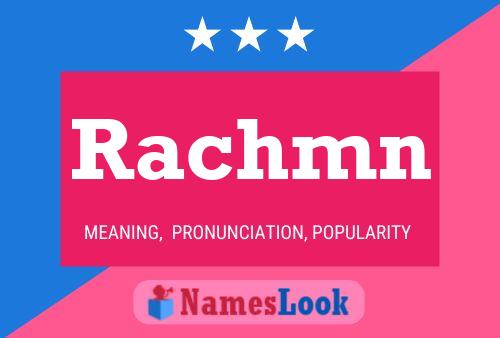 Rachmn Name Poster