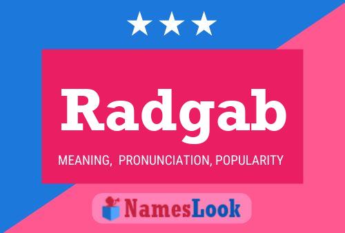 Radgab Name Poster