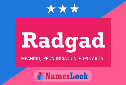 Radgad Name Poster