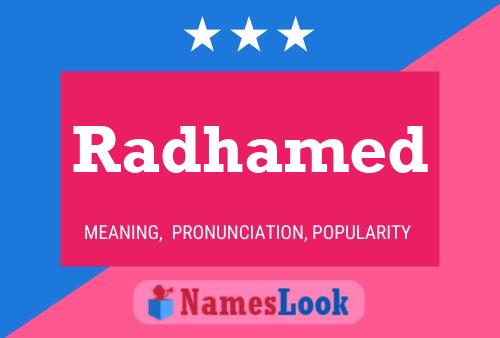 Radhamed Name Poster