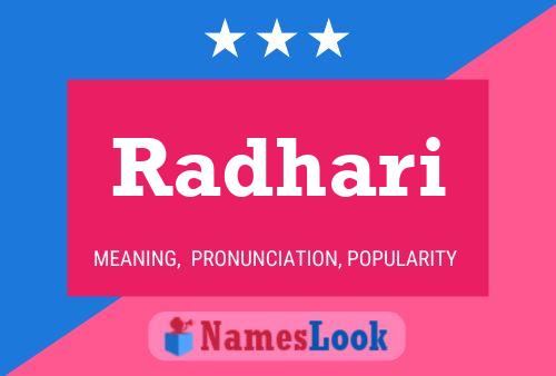 Radhari Name Poster