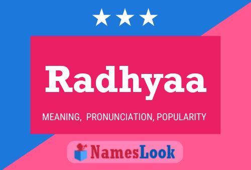 Radhyaa Name Poster