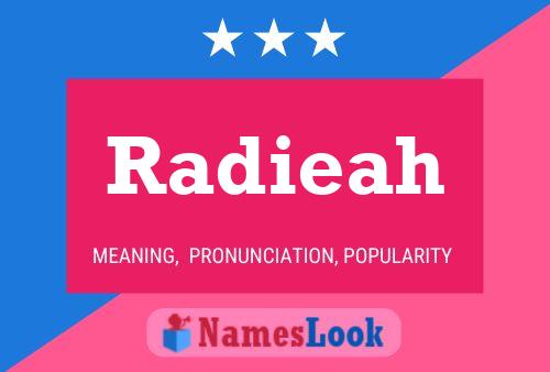 Radieah Name Poster