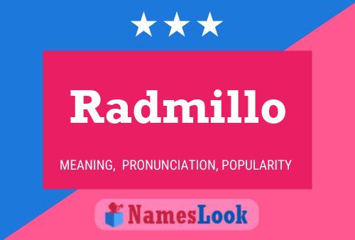 Radmillo Name Poster