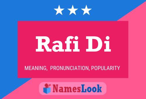 Rafi Di Name Poster