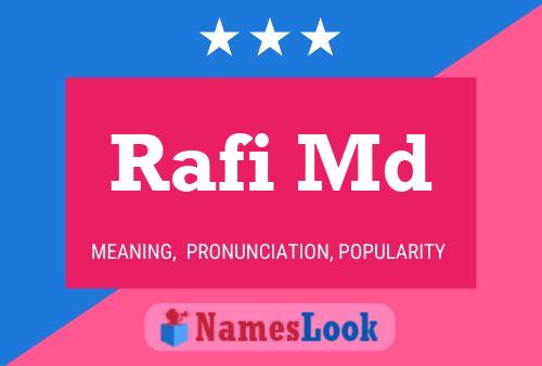 Rafi Md Name Poster