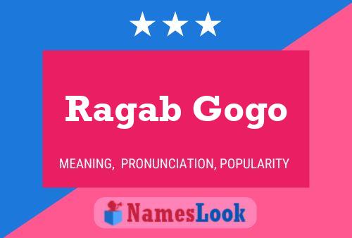 Ragab Gogo Name Poster