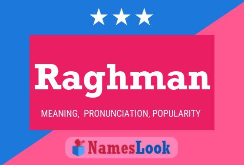 Raghman Name Poster