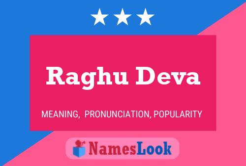 Raghu Deva Name Poster