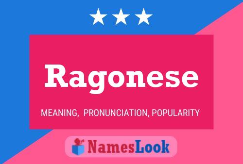 Ragonese Name Poster