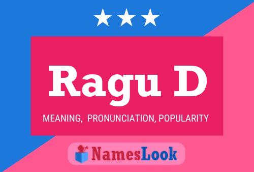 Ragu D Name Poster