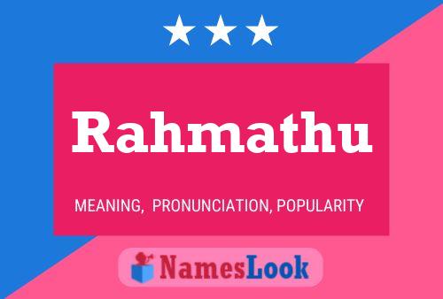 Rahmathu Name Poster