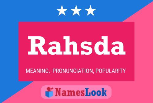 Rahsda Name Poster