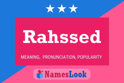 Rahssed Name Poster