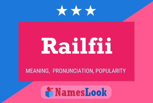 Railfii Name Poster