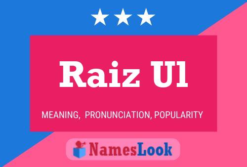 Raiz Ul Name Poster