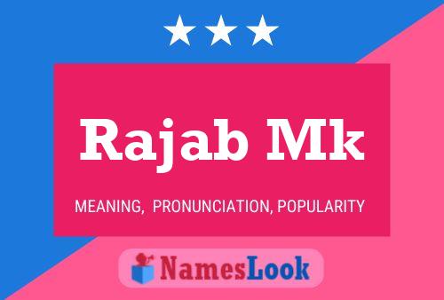 Rajab Mk Name Poster